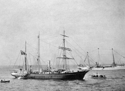 El barco de Ernest Shackleton HMS Nimrod, 1907 1908 de Queen Alexandra