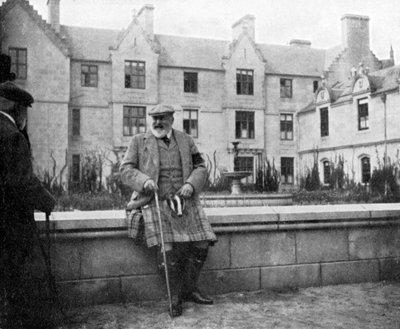 Rey Eduardo VII en Balmoral, Escocia de Queen Alexandra
