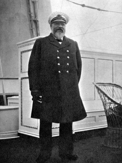 El piloto durante el viaje noruego de los yates reales, 1904-1908 de Queen Alexandra