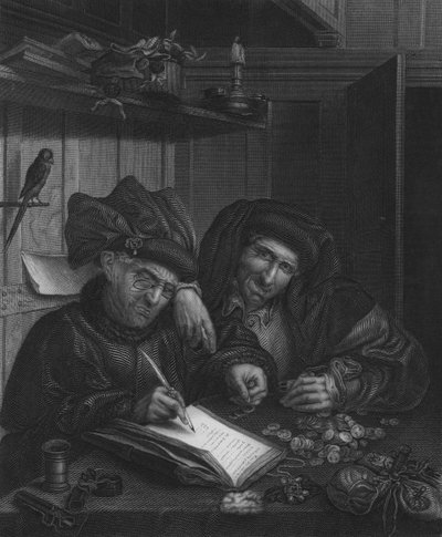 Los Cambistas de Quentin (after) Massys or Metsys