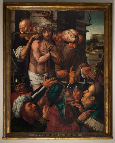 Ecce Homo. Quentin Metsijs. Siglo XVI (óleo sobre madera) de Quentin Massys or Matsys