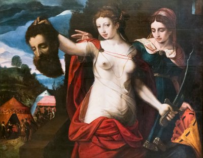 Judith con la cabeza de Holofernes de Quentin Massys or Matsys