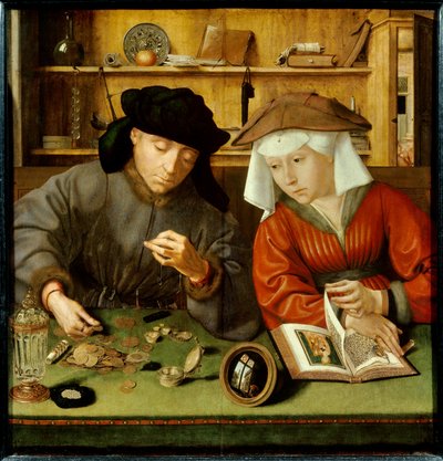 El cambista y su mujer de Quentin Massys or Matsys