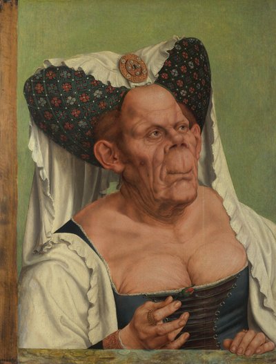 Una anciana La fea duquesa, c. 1513 de Quentin Massys or Metsys
