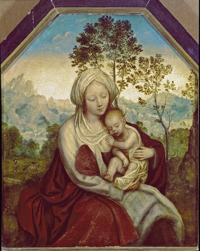 La Virgen y el Niño de Quentin Massys or Metsys