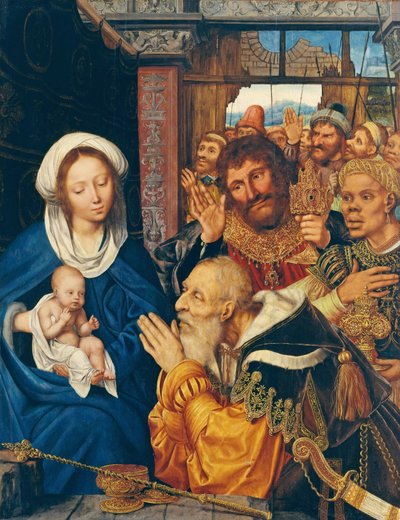 La adoración de los Magos, 1526 de Quentin Massys or Metsys