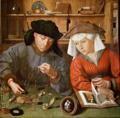 El prestamista y su esposa de Quentin Massys or Metsys