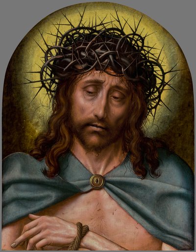 Cristo, varón de dolores de Quentin Metsys