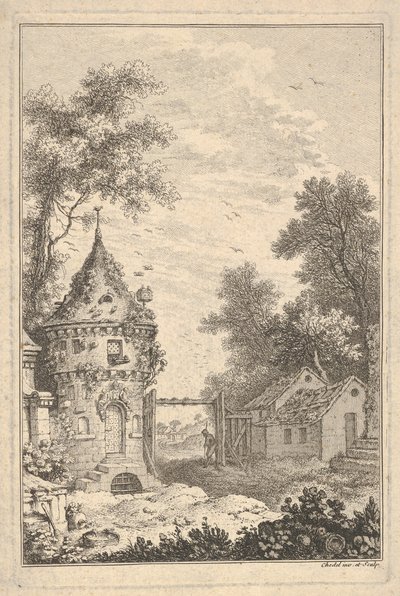 Escena de jardín de Quentin Pierre Chedel