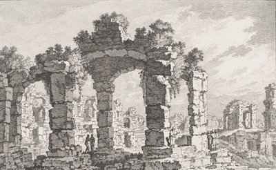Ruinas de Cumas, siglo XVIII de Quentin Pierre Chedel
