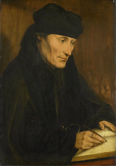Retrato de Desiderius Erasmus de Quinten Massijs (I) (copy after)