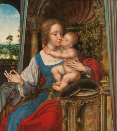 La Virgen y el Niño de Quinten Massijs (I) (workshop of)