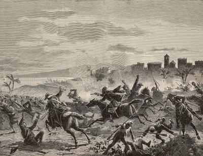 Defensa de Cagliari durante el ataque francés, 17 de febrero de Quinto Cenni