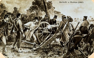 Garibaldi en Mentana de Quinto Cenni