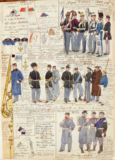 Uniformes e insignias del Reino de Italia de Quinto Cenni