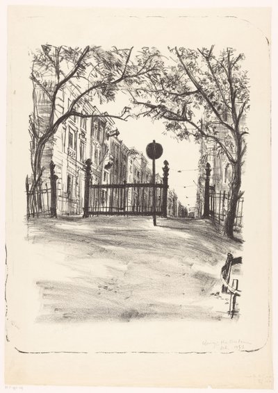 Salida de Vondelpark de Quirijn Halbertsma (signed by artist)