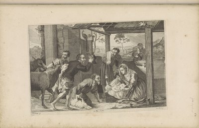 Adoración de los pastores de Quirin Boel