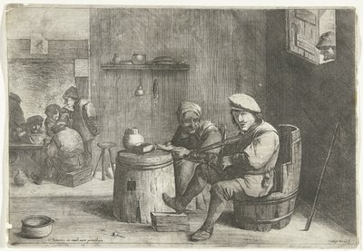 Violinista en un bar de Quirin Boel