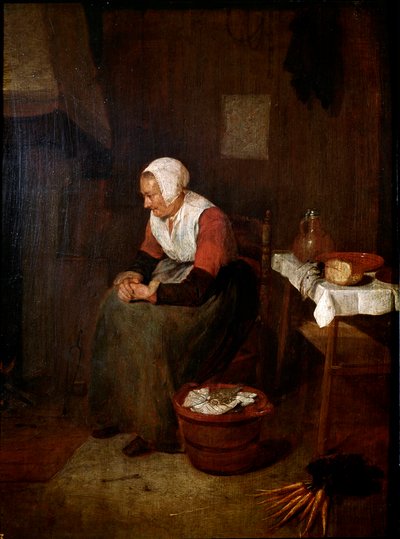 Retrato de anciana de Quiringh Gerritsz. van Brekelenkam