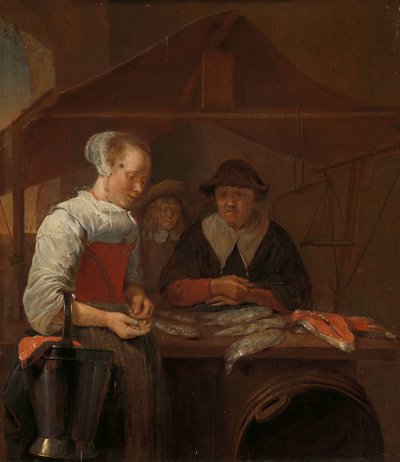 La pescadora de Quiringh Gerritsz. van Brekelenkam