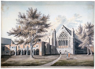 Vista de la Casa Ely en Ely Place, Holborn, Londres, 1775 de RB Godfrey