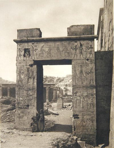 Templo de Isis en Philae de R.M. Junghaendel
