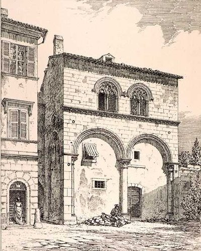Casa en la Piazza del Duomo, Viterbo, Italia, de 