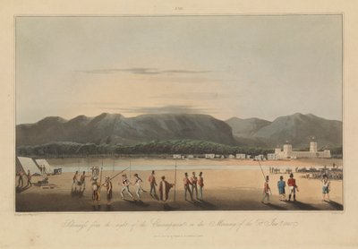 Dieciséis vistas de las planicies en las fuerzas del Golfo Pérsico contra los piratas árabes de R. (after) Temple