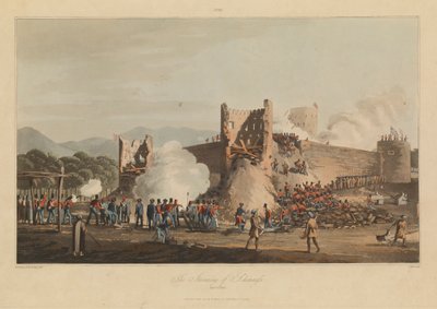 Dieciséis vistas de las planicies en las fuerzas del Golfo Pérsico contra los piratas árabes de R. (after) Temple