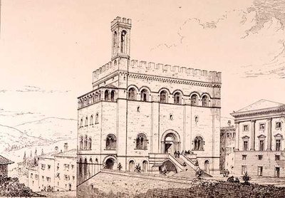Palazzo del Comune, Gubbio, Italia, de 