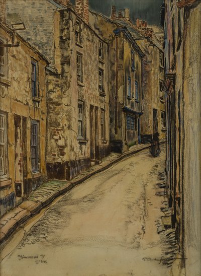 Andrews Street, St Ives (técnica mixta) de R. Borlase Smart