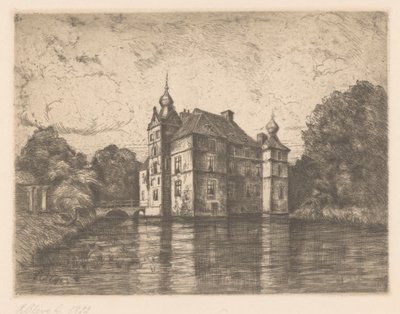 Kasteel De Cannenburgh (título original del objeto) de R. Cleve (signed by artist)