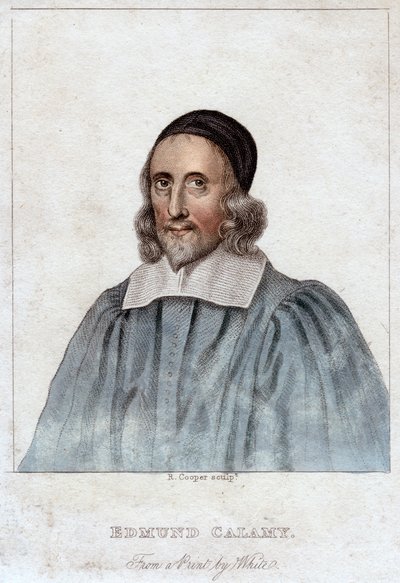Edmund Calamy el Viejo, líder de la iglesia presbiteriana inglesa del siglo XVII, principios del siglo XIX de R. Cooper