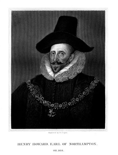 Henry Howard, primer conde de Northampton, 1825 de R. Cooper