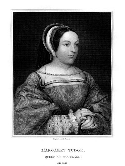 Margaret Tudor, Reina de Escocia, 1825 de R. Cooper