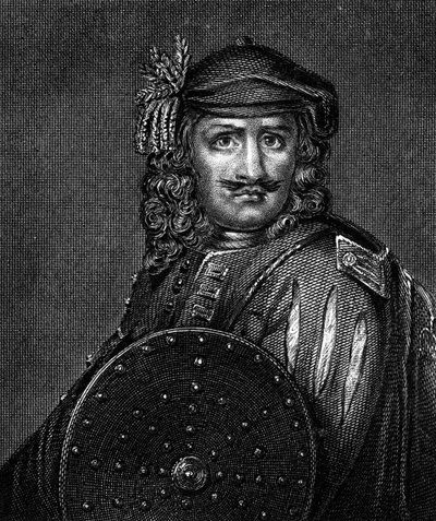 Rob Roy, forajido y héroe popular escocés del siglo XVIII de R. Cooper