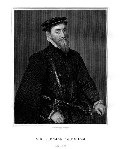 Sir Thomas Gresham, comerciante y financiero inglés de R. Cooper