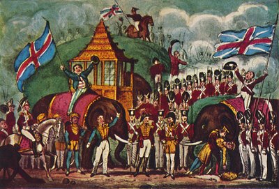 La guerra birmana: Un gran melodrama naval y militar, 1942 de R. Cruikshank