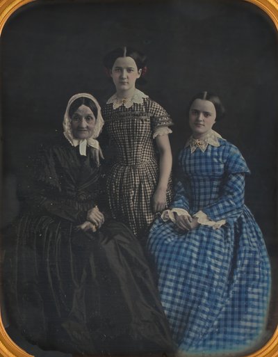 Retrato sin título de tres mujeres, 1860 de R. Emmert Churchill
