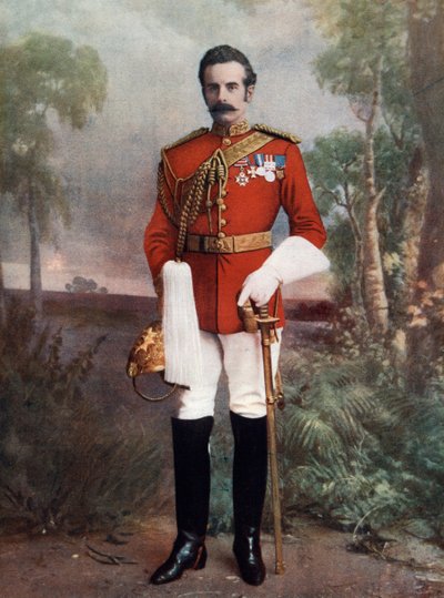 Douglas Mackinnon Baillie Hamilton Cochrane, 12º Conde de Dundonald, 1852-1935, 1902 de R Faulkner
