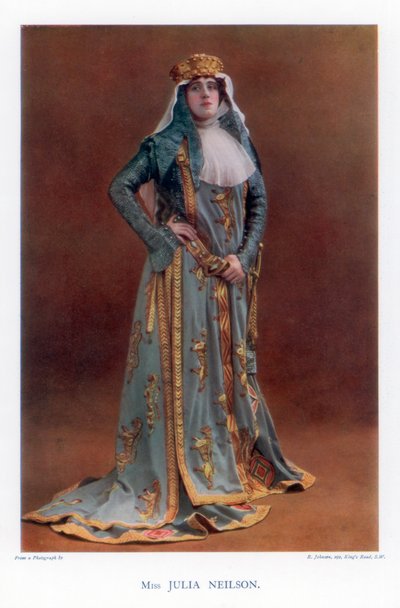Julia Neilson, actriz inglesa de R Johnson