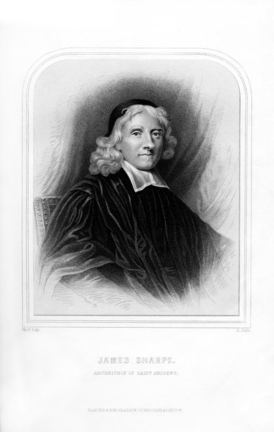 James Sharpe, clérigo escocés, 1870 de R. Page
