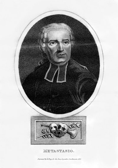 Metastasio, poeta italiano, 1816 de R. Page