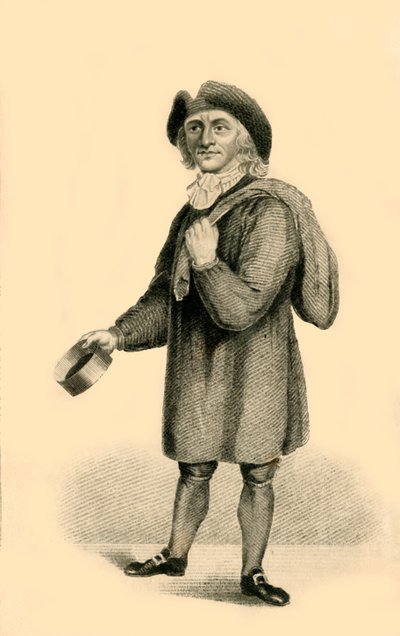 Thomas Britton, el pequeño carbonero musical, 1821 de R. Page