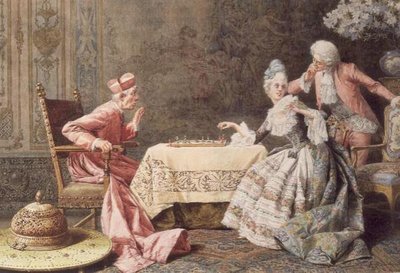 Jugando al ajedrez con el cardenal de R. Raimondi