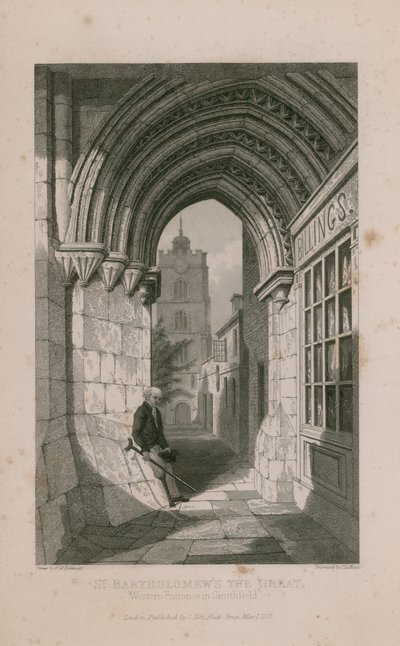 Priorato de San Bartolomé, Smithfield de R. W. Billings