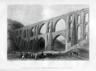 Acueducto de los emperadores griegos, cerca de Pyrgo, Turquía, 1886 de R. Wallis