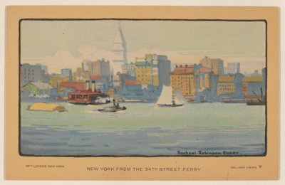 Nueva York desde el ferry de la calle 34 de Rachael Robinson Elmer