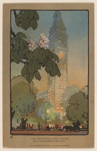 La Torre Metropolitana en una tarde de verano de Rachael Robinson Elmer