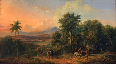 Bosque y casa nativa de Raden Saleh